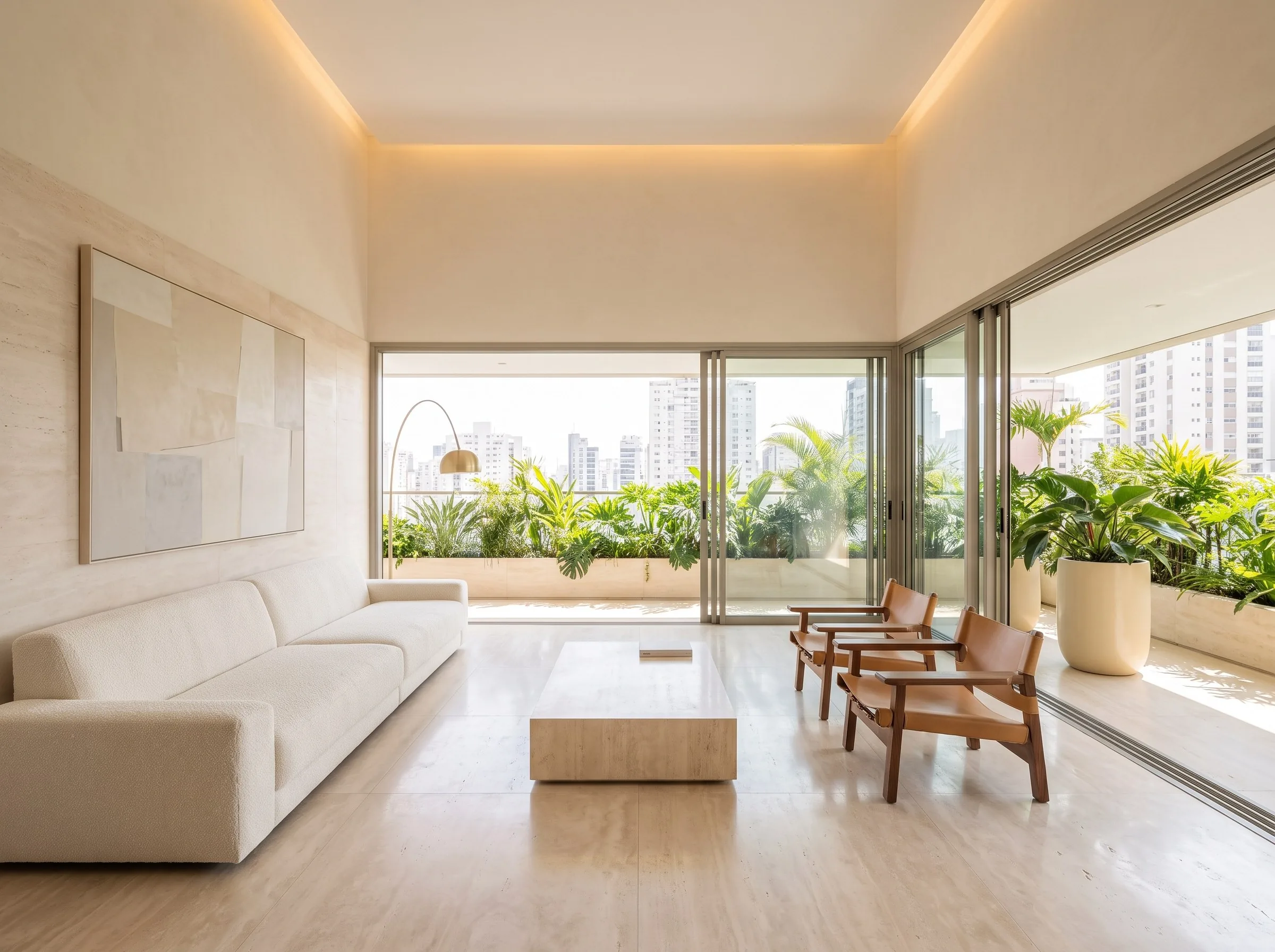 Living do apartamento